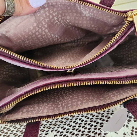 Nwt Kate Spade Dawn Place Velvet Mini Kona Crossbody Handbag Purse - Picture 13 of 14